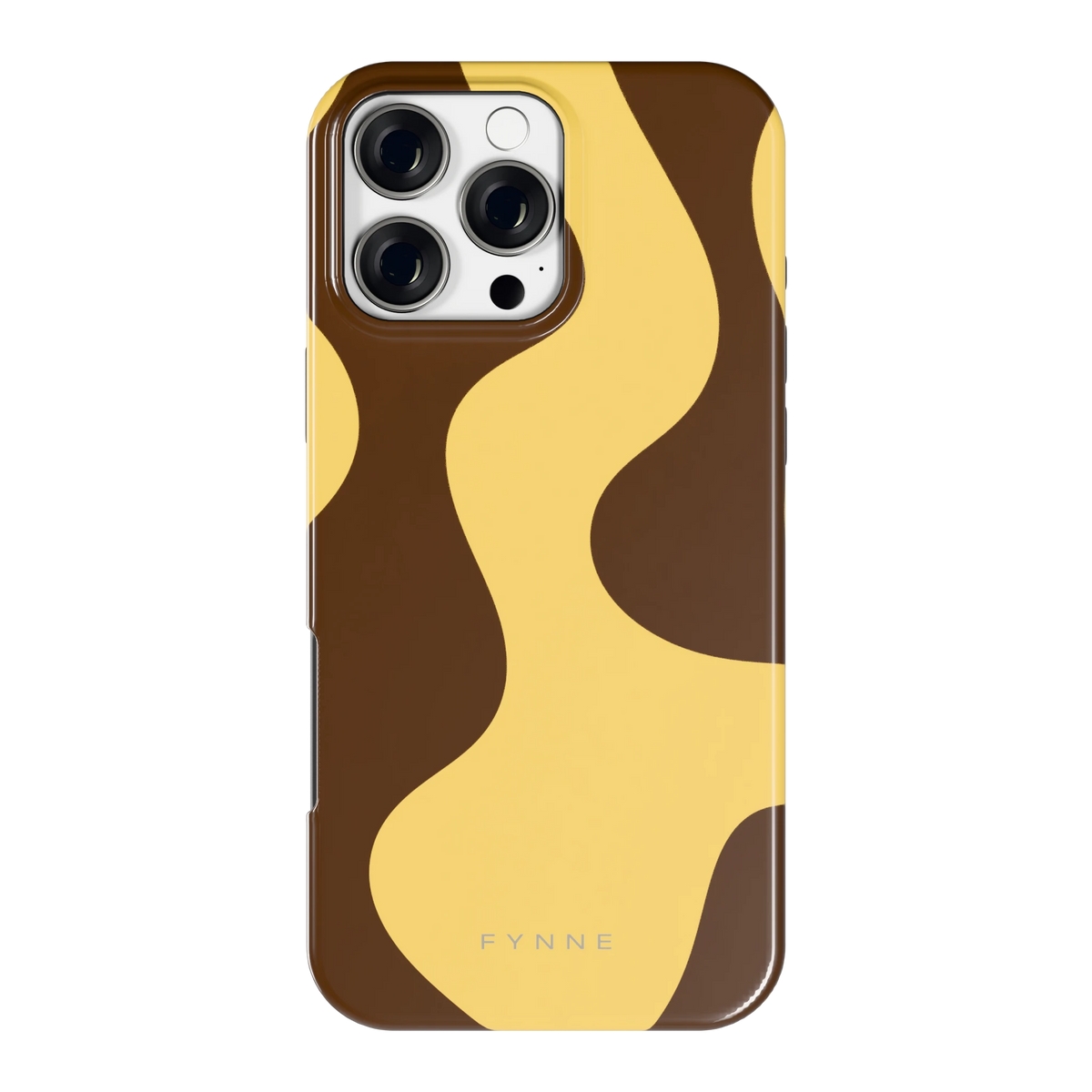 Chocolade Golven hoesje voor iPhone 16 Pro Max, achterkant