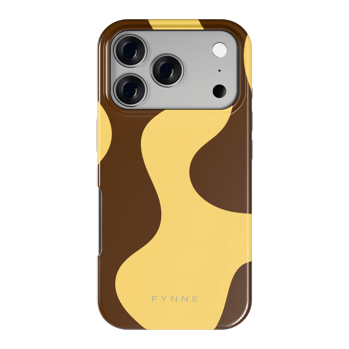 Chocolade Golven hoesje voor iPhone 17 Pro, achterkant
