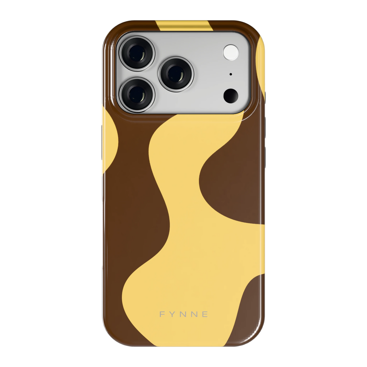 Chocolade Golven hoesje voor iPhone 18 Pro, achterkant