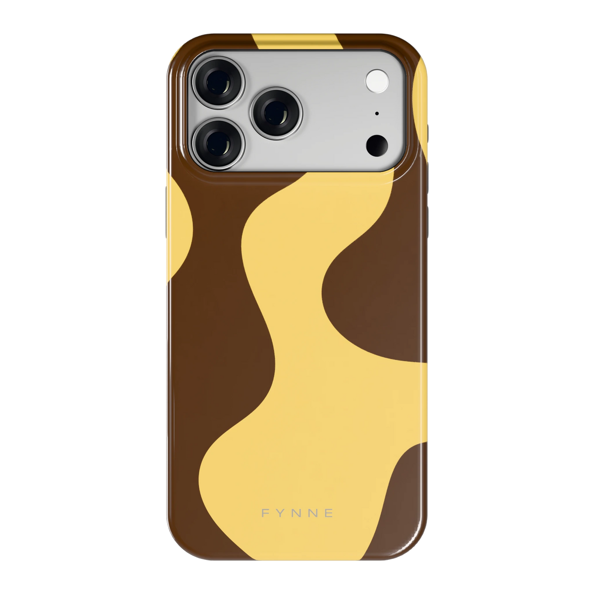 Chocolade Golven hoesje voor iPhone 18 Pro Max, achterkant