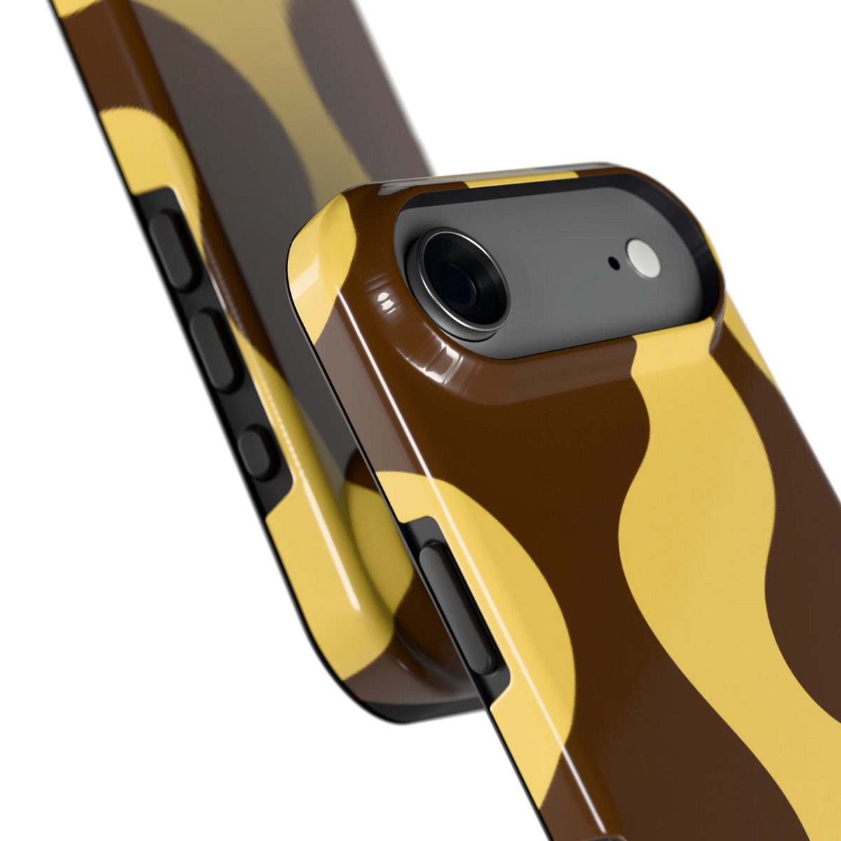 Chocolade Golven hoesje voor iPhone Air, close-up