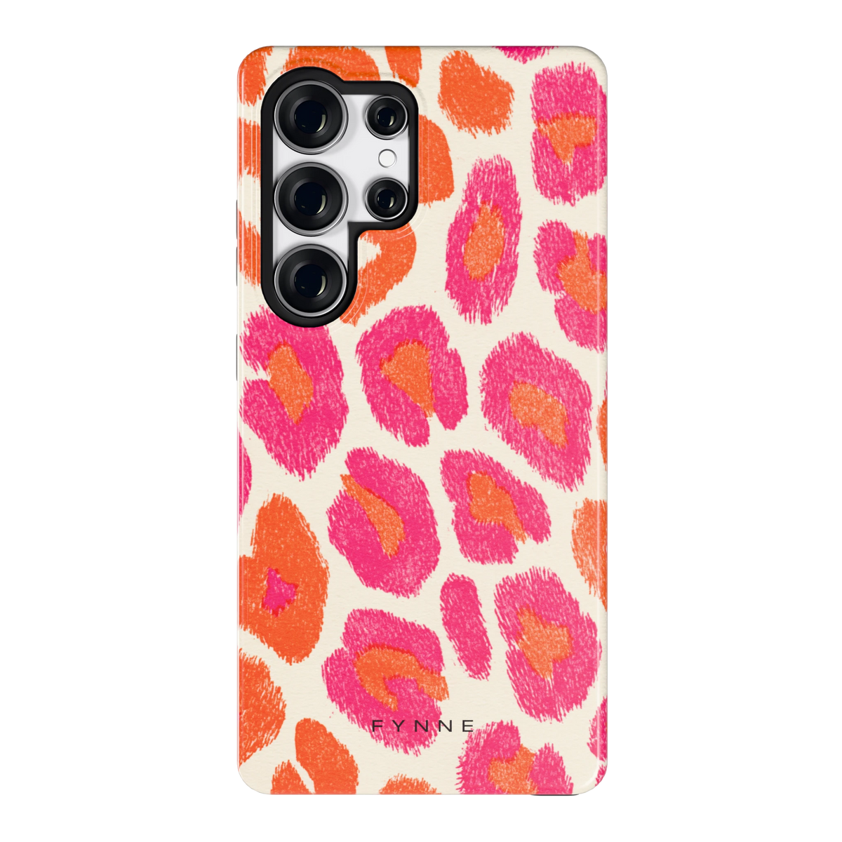 Neon Luipaardvlekken hoesje voor Galaxy S25 Ultra, achterkant
