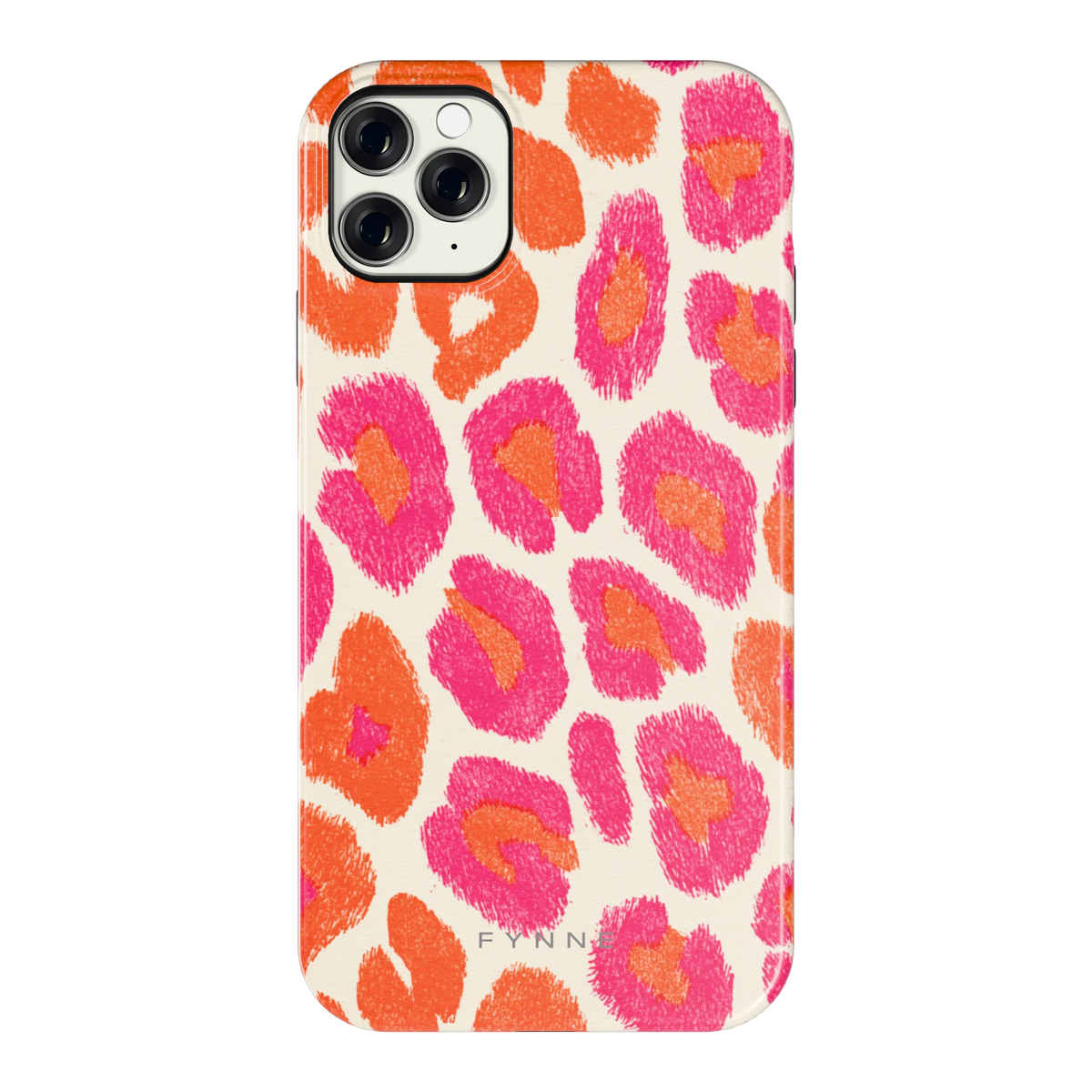 Neon Luipaardvlekken hoesje voor iPhone 11 Pro Max, achterkant