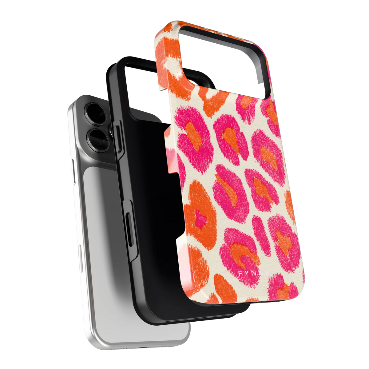 Neon Luipaardvlekken hoesje voor iPhone 18 Pro Max, los van de telefoon