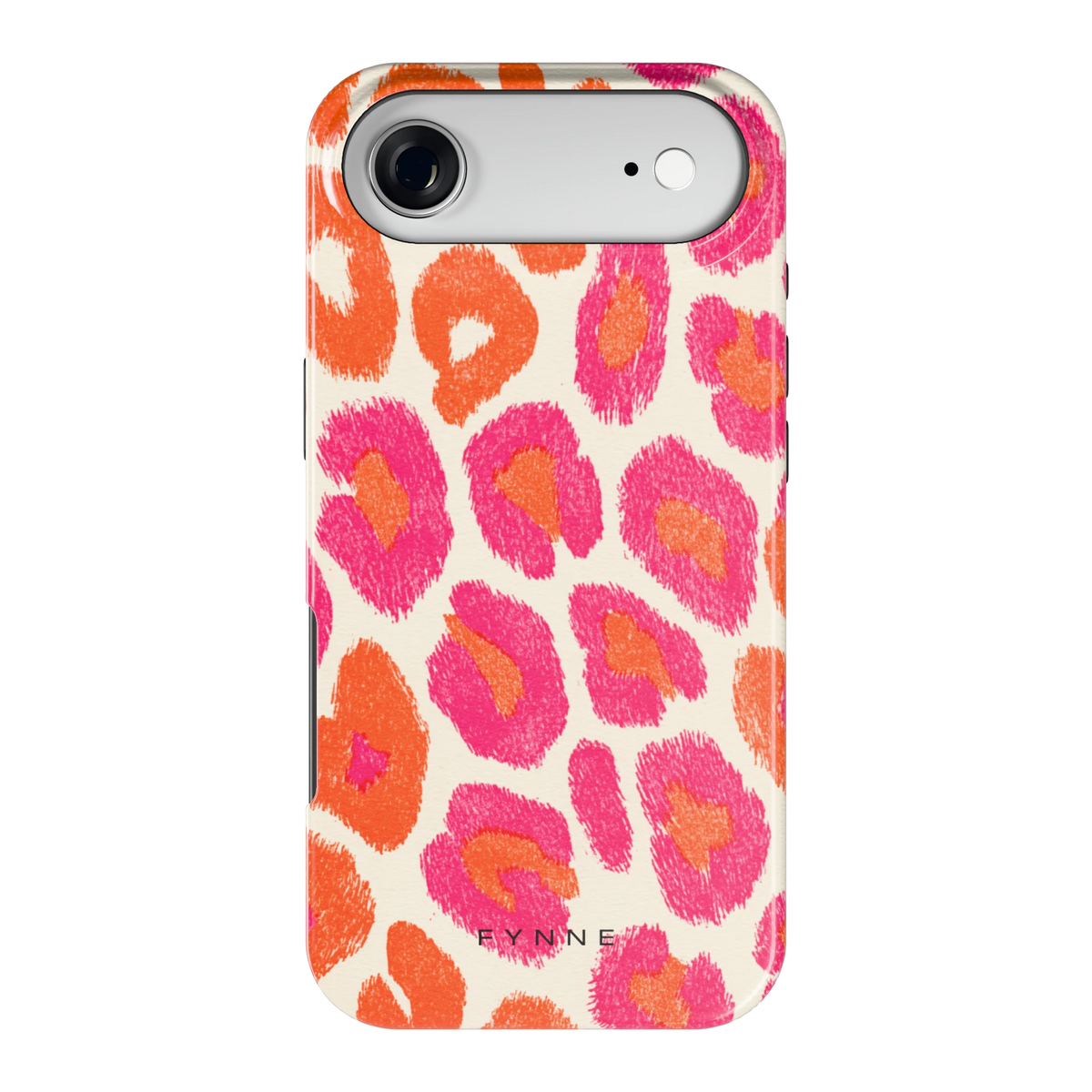 Neon Luipaardvlekken hoesje voor iPhone Air, achterkant