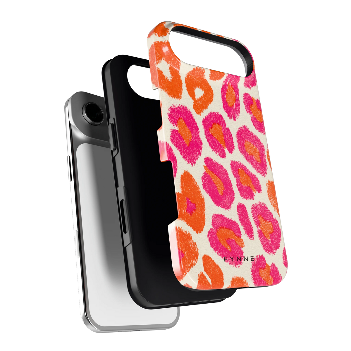 Neon Luipaardvlekken hoesje voor iPhone Air, los van de telefoon
