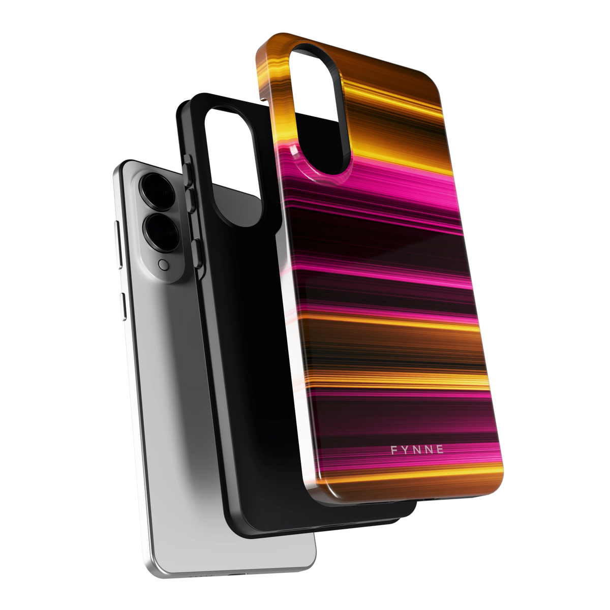 Neon Lichtstrepen hoesje voor Galaxy S25 Edge, los van de telefoon