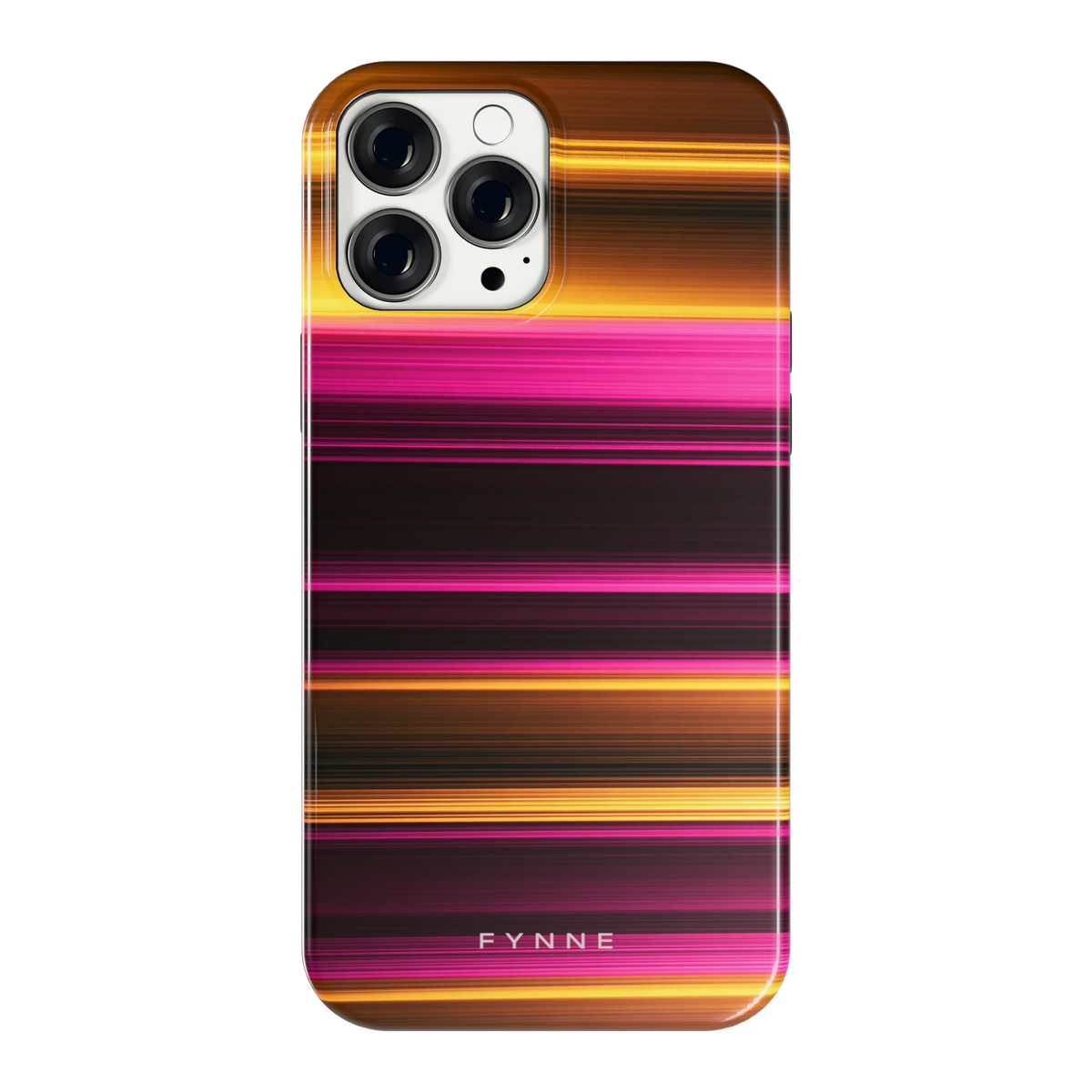 Neon Lichtstrepen hoesje voor iPhone 13 Pro Max, achterkant