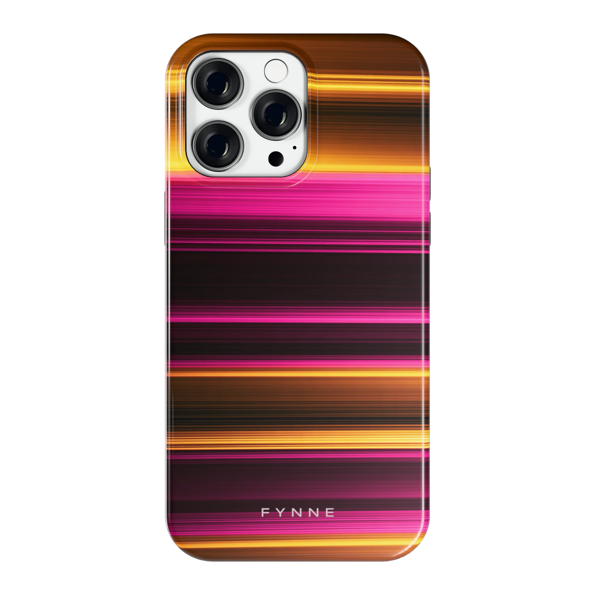 Neon Lichtstrepen hoesje voor iPhone 14 Pro Max, achterkant