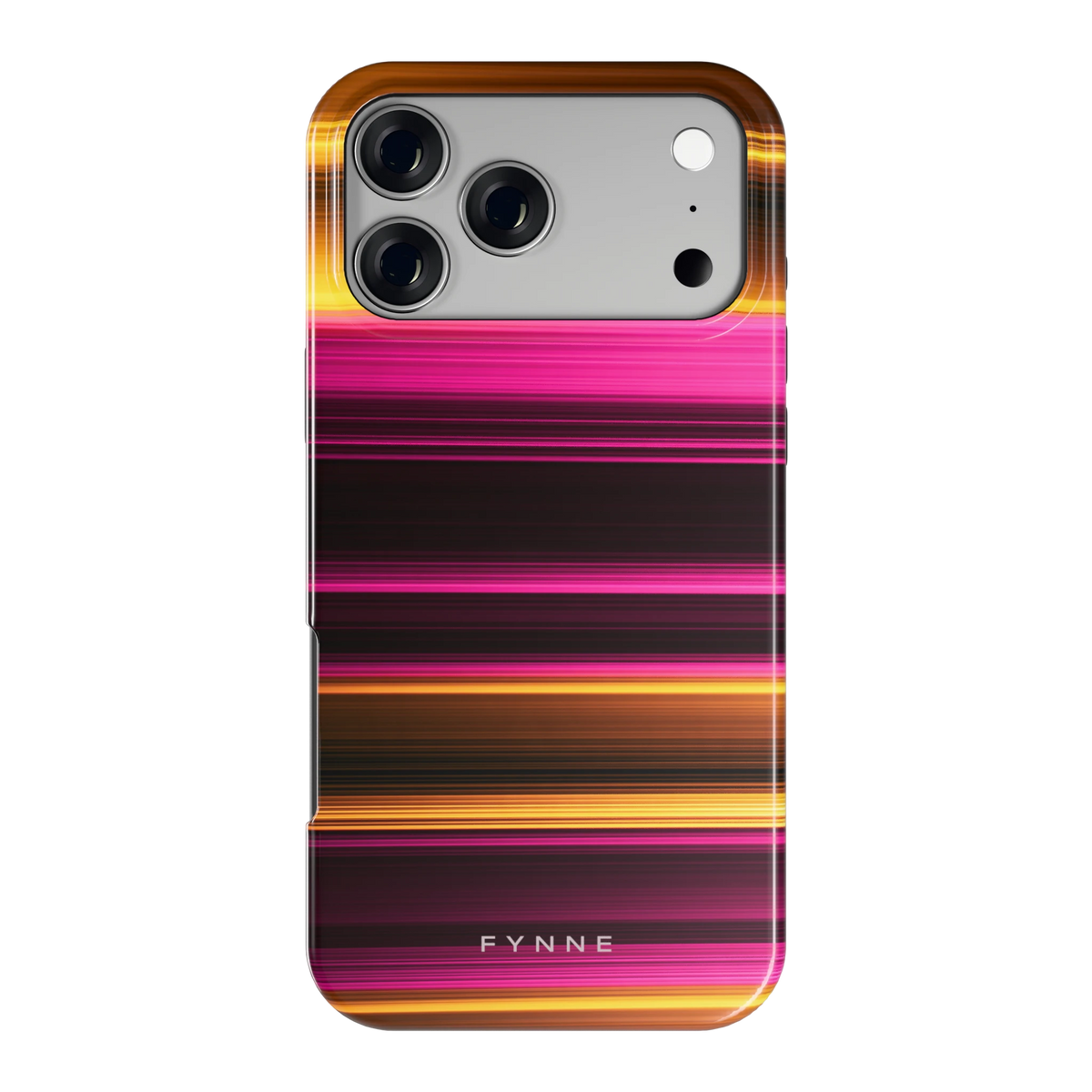 Neon Lichtstrepen hoesje voor iPhone 17 Pro Max, achterkant