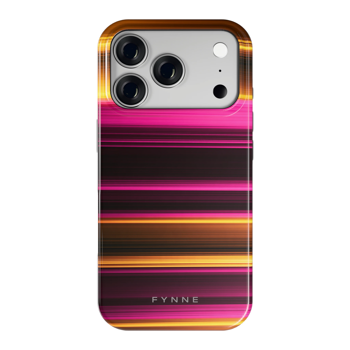 Neon Lichtstrepen hoesje voor iPhone 18 Pro, achterkant