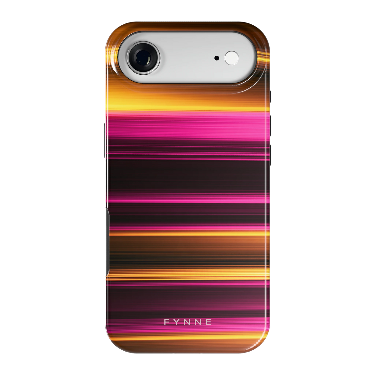 Neon Lichtstrepen hoesje voor iPhone Air, achterkant