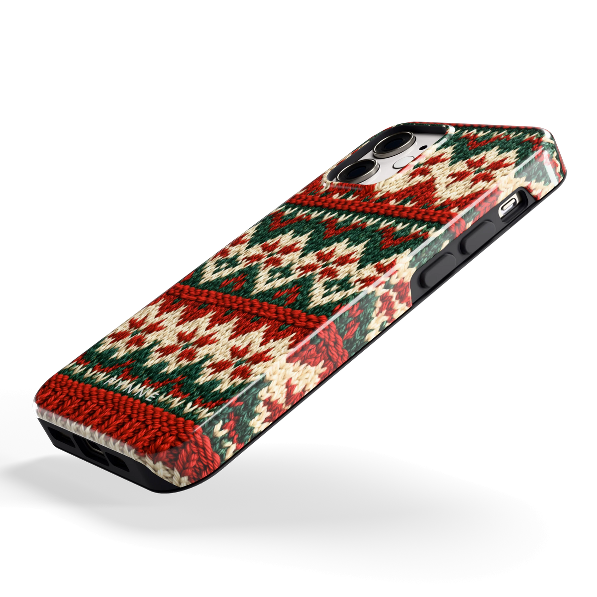 Noords Breisel hoesje voor iPhone 12 mini, schuin