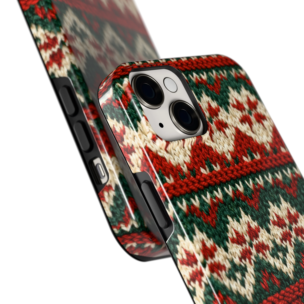 Noords Breisel hoesje voor iPhone 14 Plus, close-up