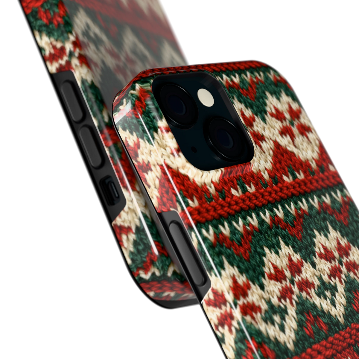 Noords Breisel hoesje voor iPhone 15, close-up