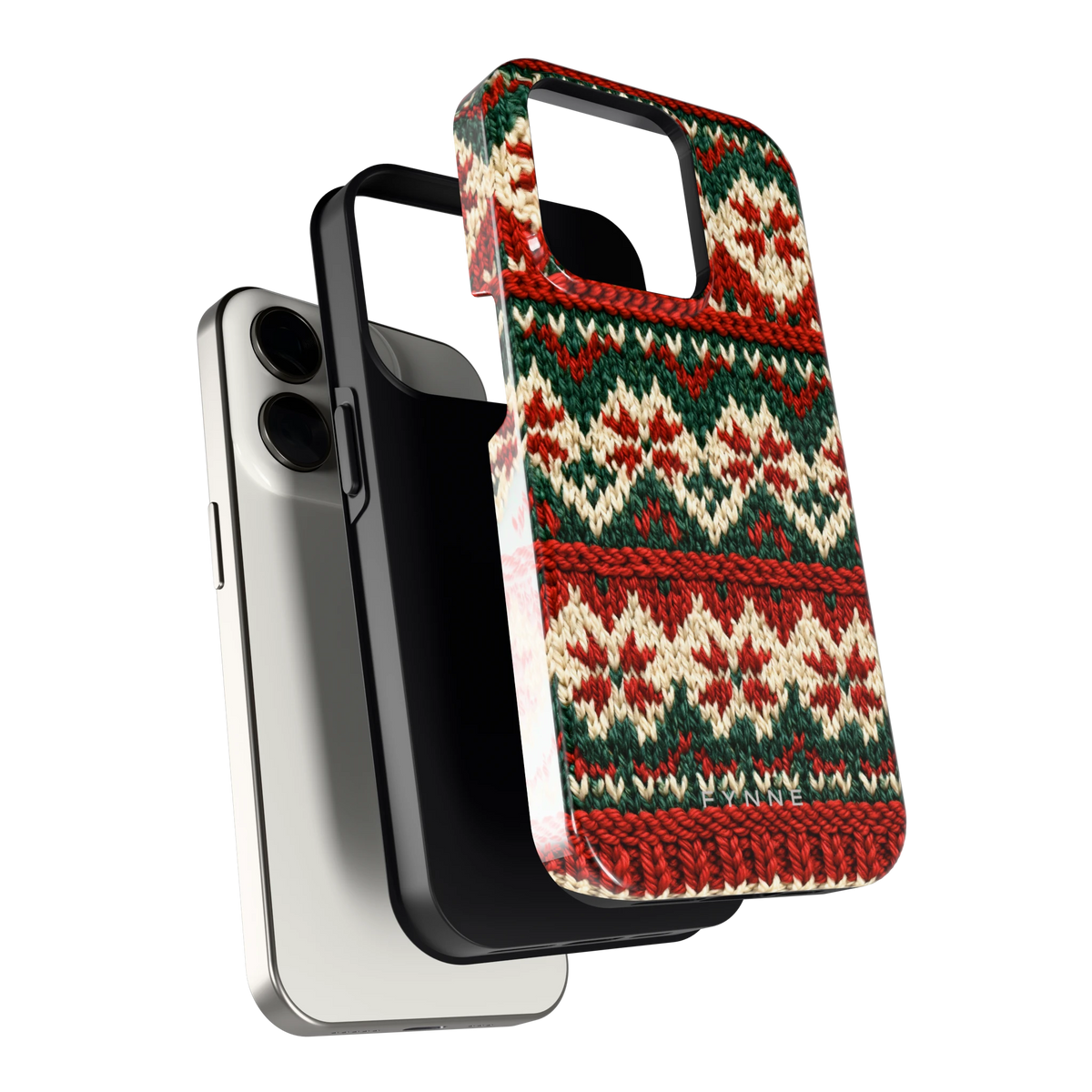 Noords Breisel hoesje voor iPhone 15 Pro, los van de telefoon