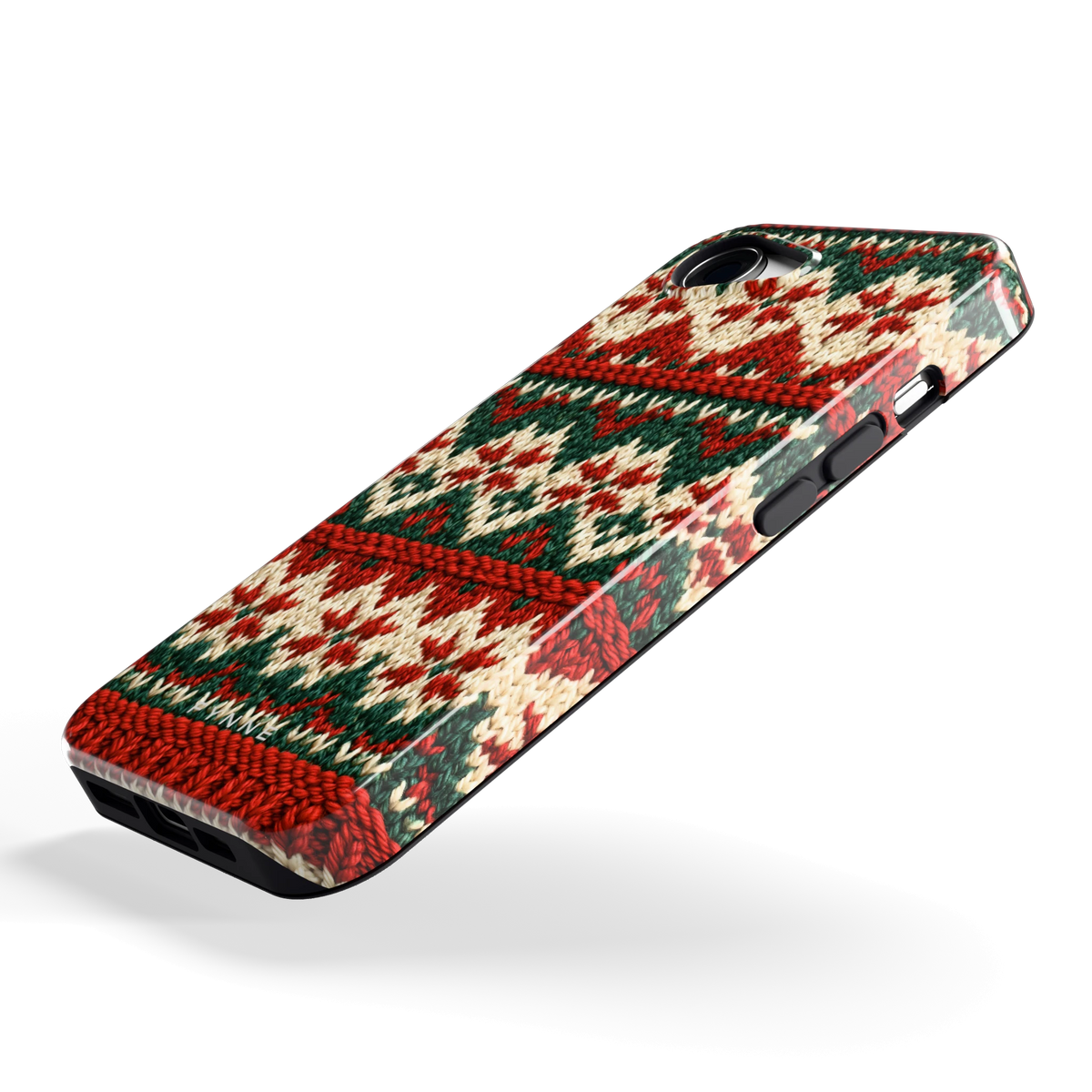Noords Breisel hoesje voor iPhone 16e, schuin