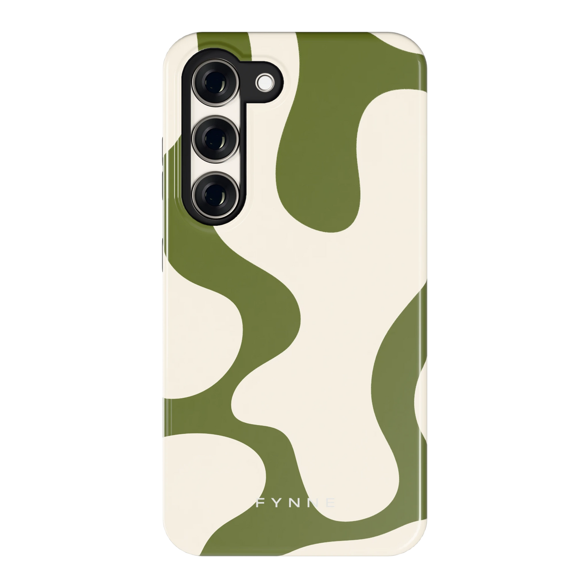 Olijfvlekken hoesje voor Galaxy S23, achterkant