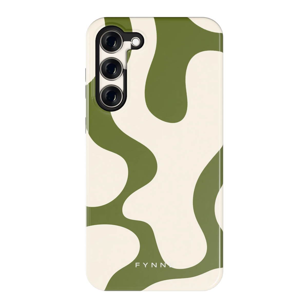 Olijfvlekken hoesje voor Galaxy S23+, achterkant