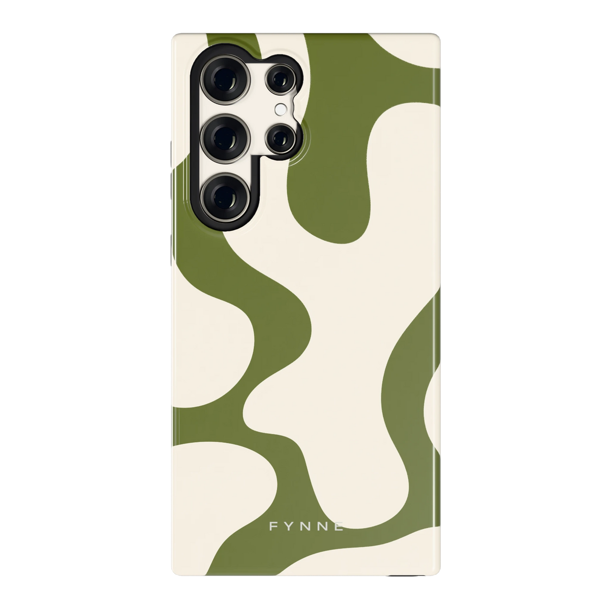 Olijfvlekken hoesje voor Galaxy S23 Ultra, achterkant
