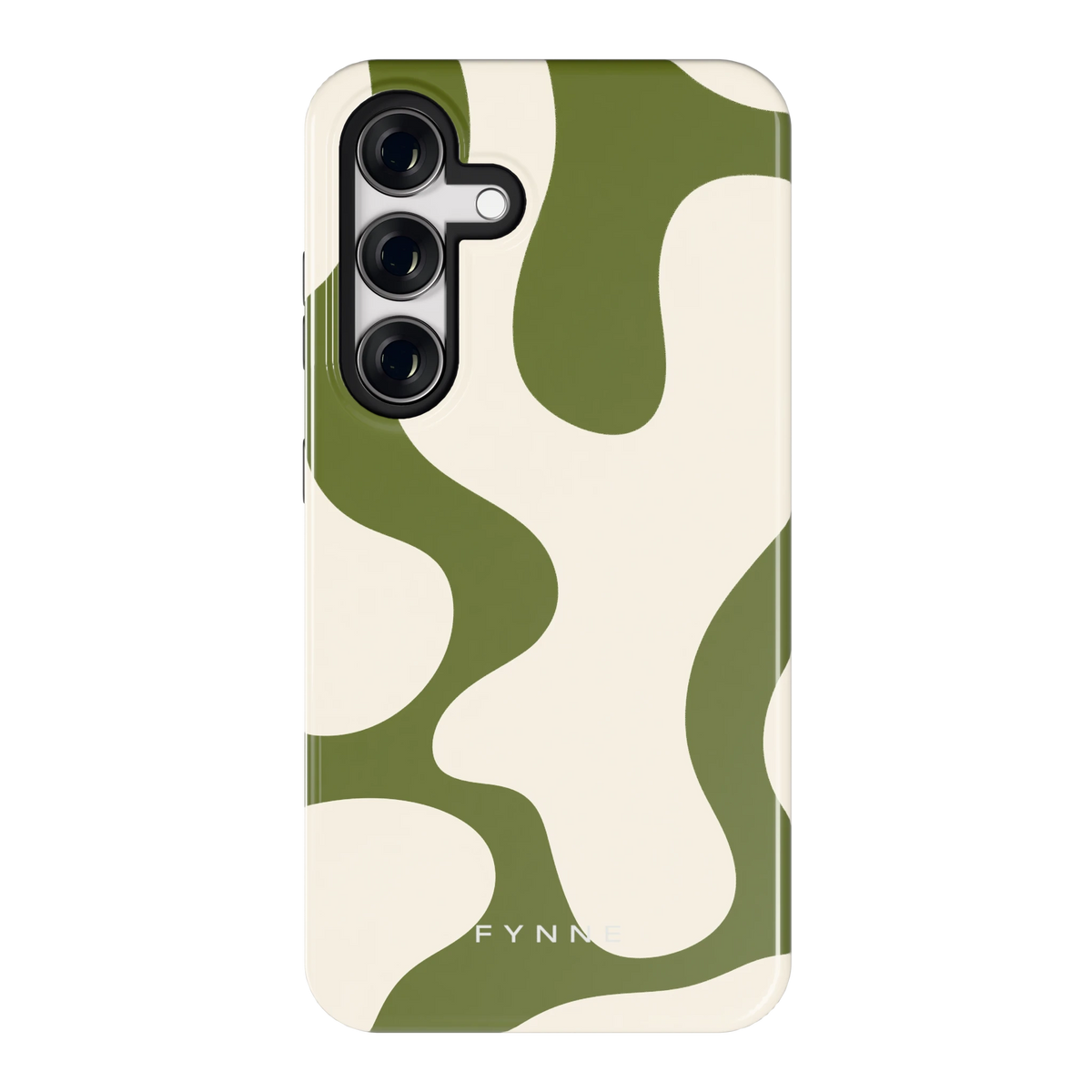 Olijfvlekken hoesje voor Galaxy S24, achterkant