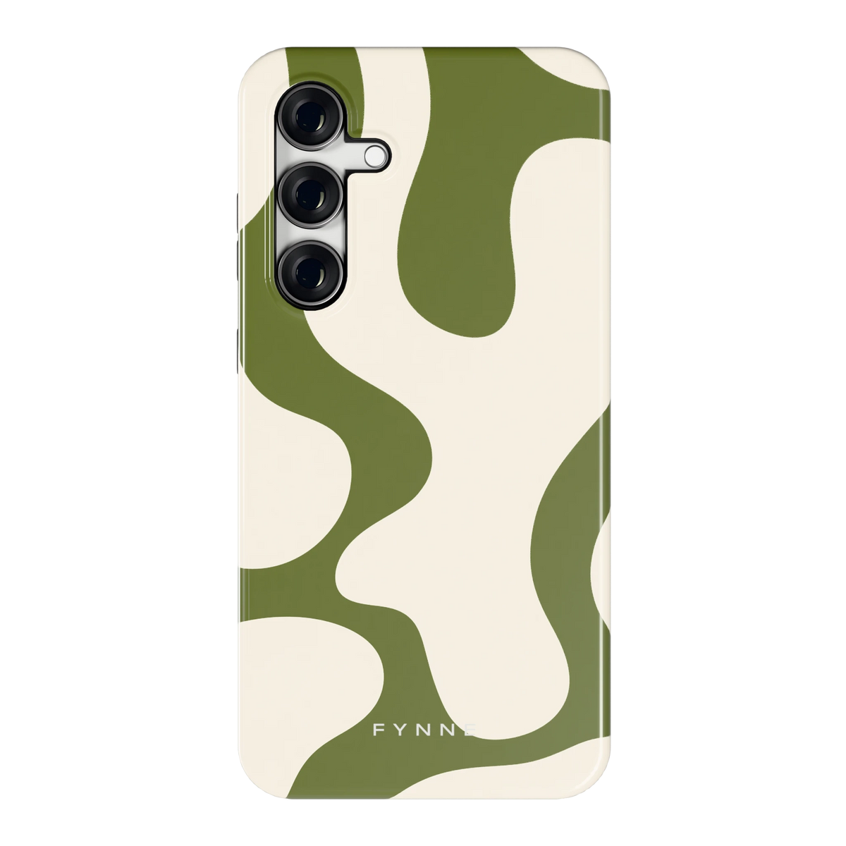 Olijfvlekken hoesje voor Galaxy S24 FE, achterkant