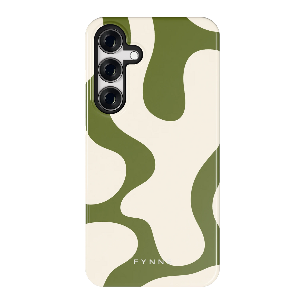 Olijfvlekken hoesje voor Galaxy S24+, achterkant