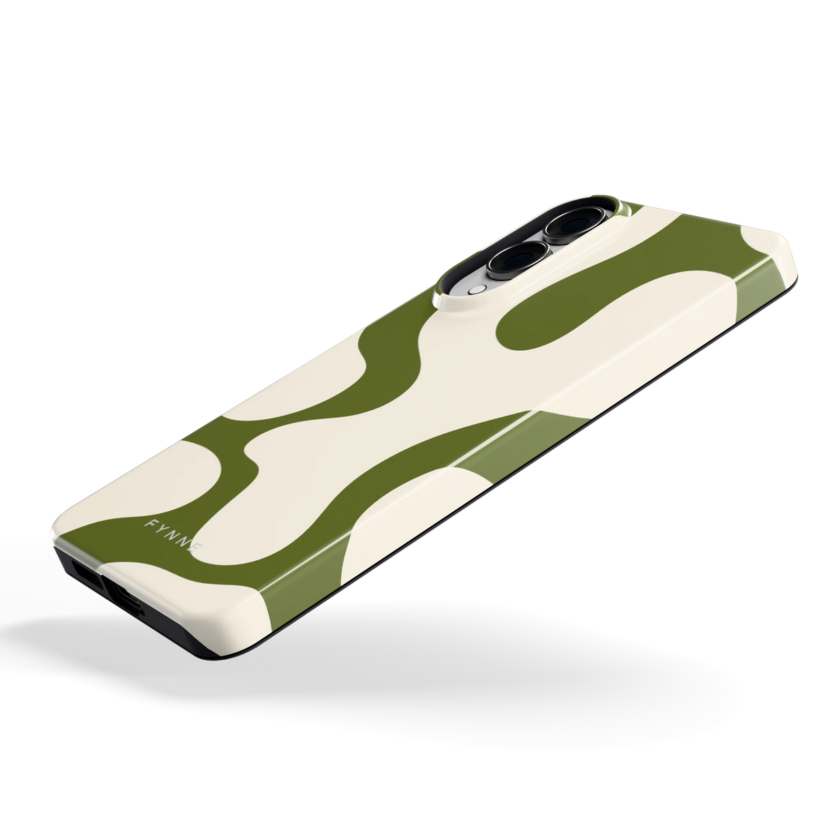 Olijfvlekken hoesje voor Galaxy S25 Edge, schuin