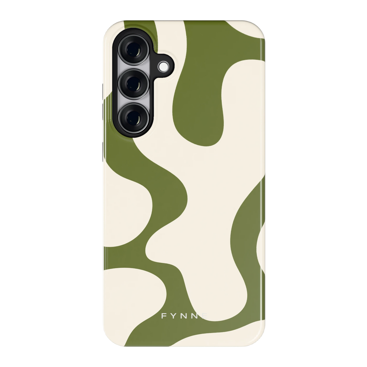 Olijfvlekken hoesje voor Galaxy S25+, achterkant