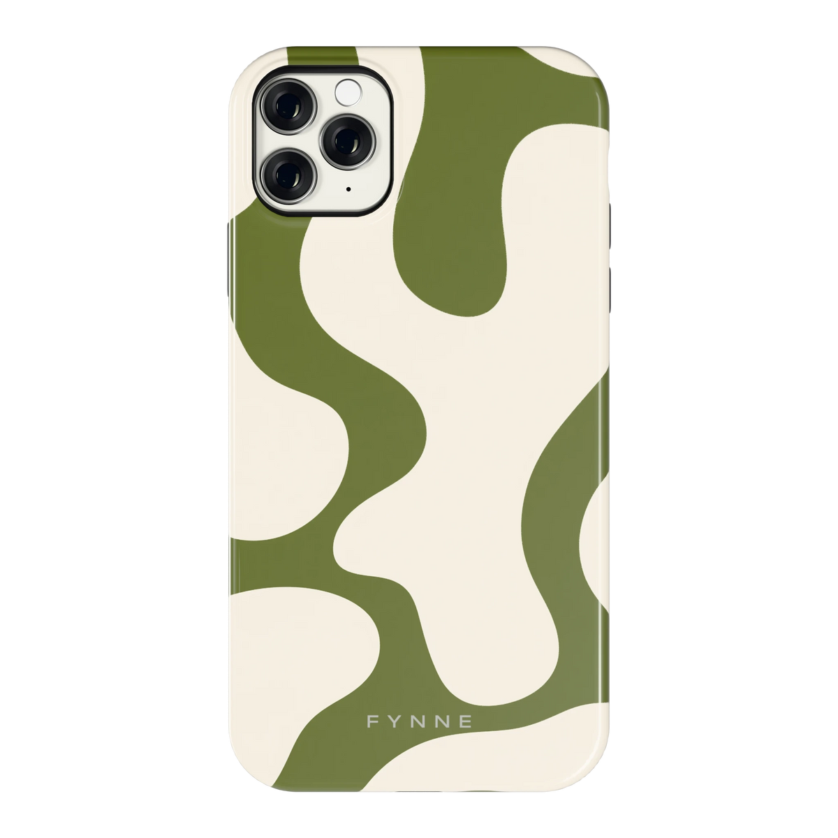 Olijfvlekken hoesje voor iPhone 11 Pro Max, achterkant