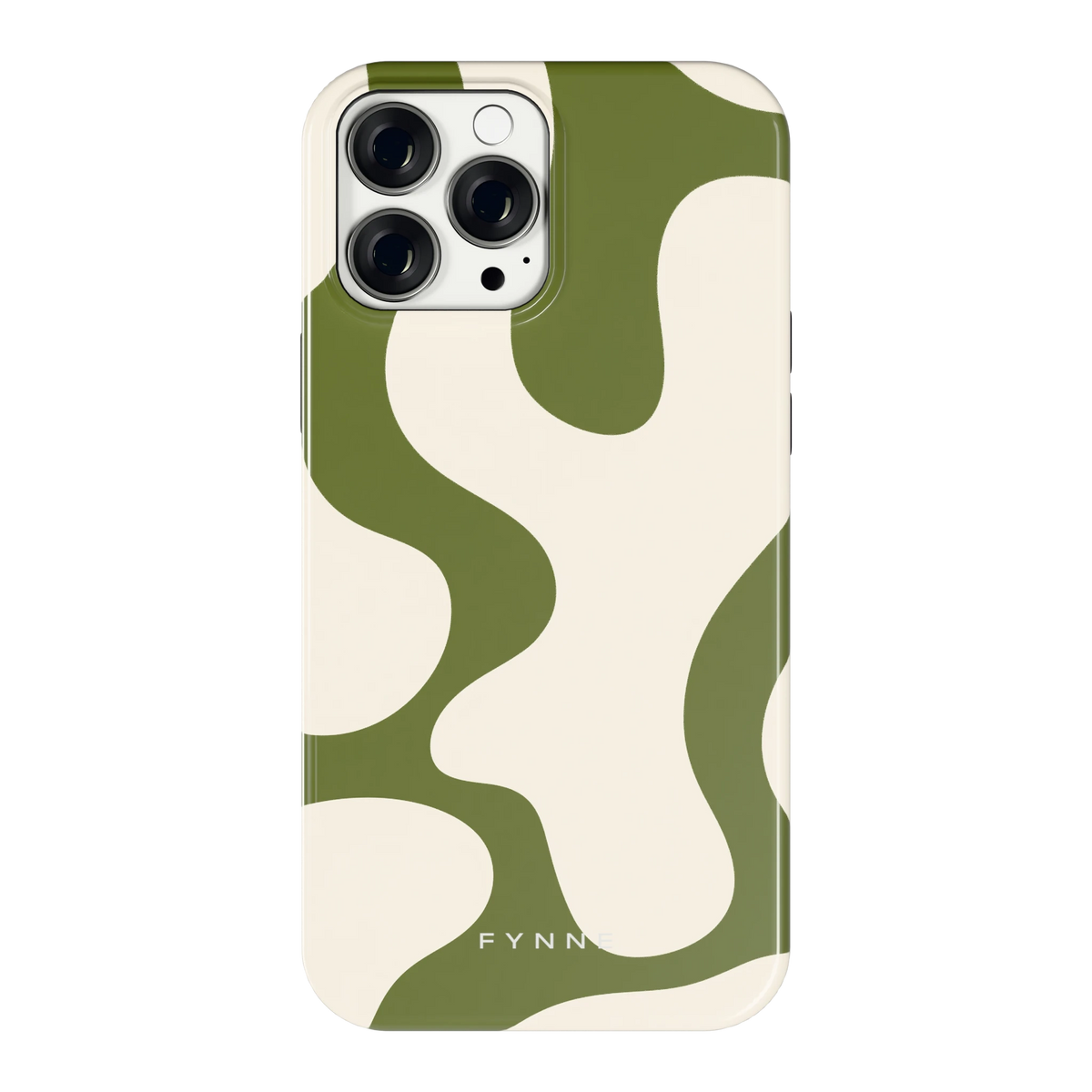Olijfvlekken hoesje voor iPhone 13 Pro Max, achterkant