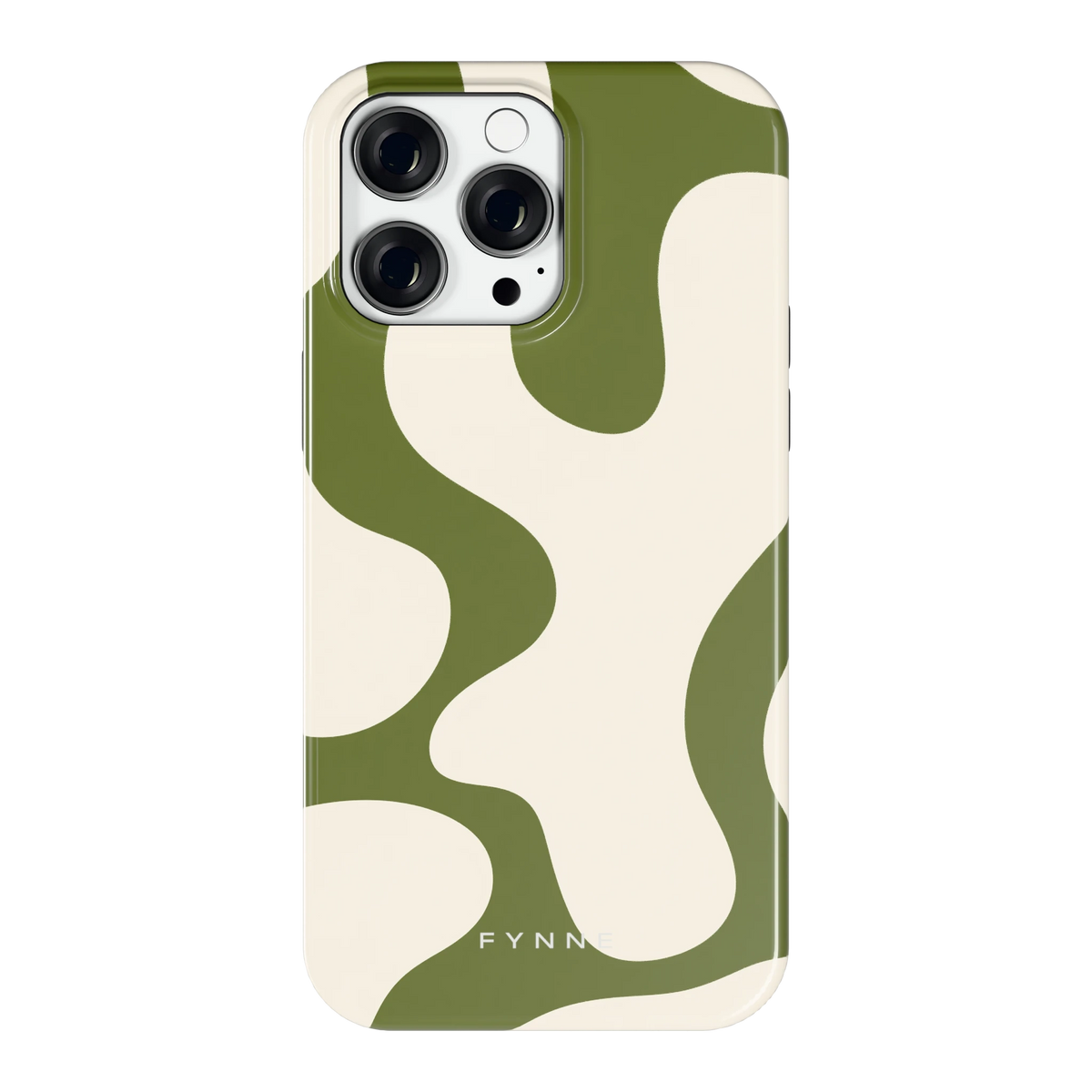 Olijfvlekken hoesje voor iPhone 14 Pro Max, achterkant