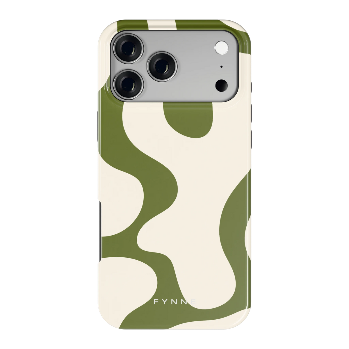 Olijfvlekken hoesje voor iPhone 17 Pro Max, achterkant