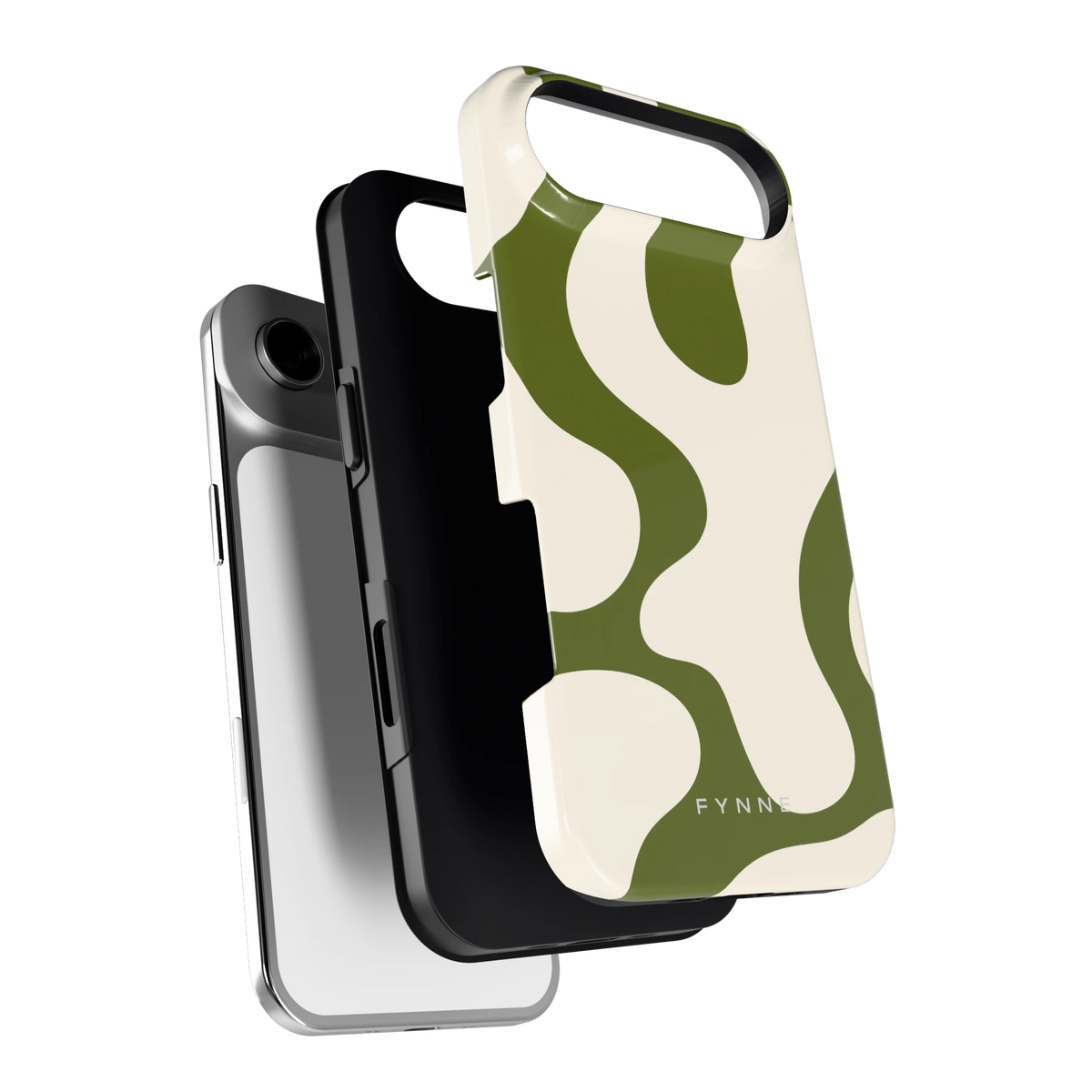 Olijfvlekken hoesje voor iPhone Air, los van de telefoon
