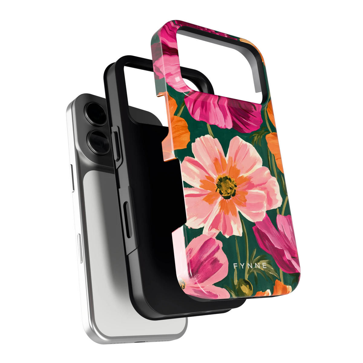 Geschilderde Cosmea hoesje voor iPhone 17 Pro, los van de telefoon