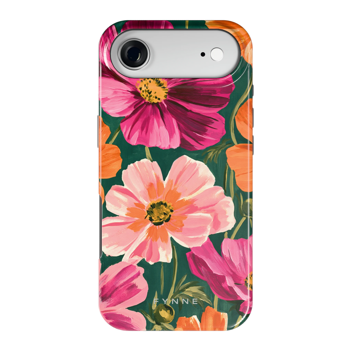 Geschilderde Cosmea hoesje voor iPhone Air, achterkant