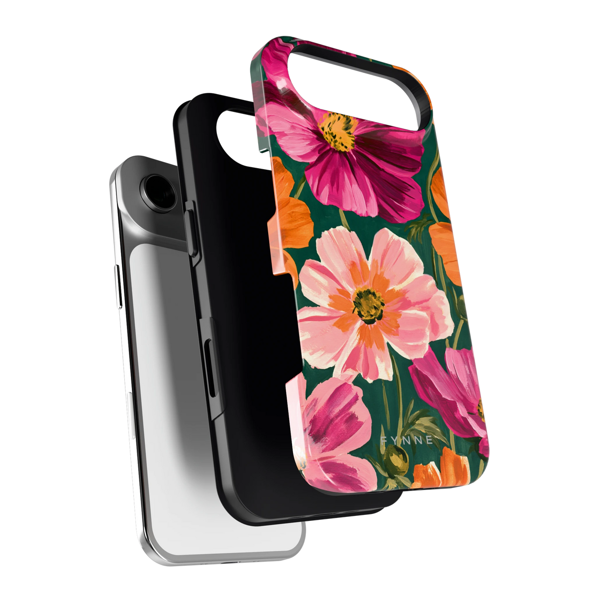 Geschilderde Cosmea hoesje voor iPhone Air, los van de telefoon
