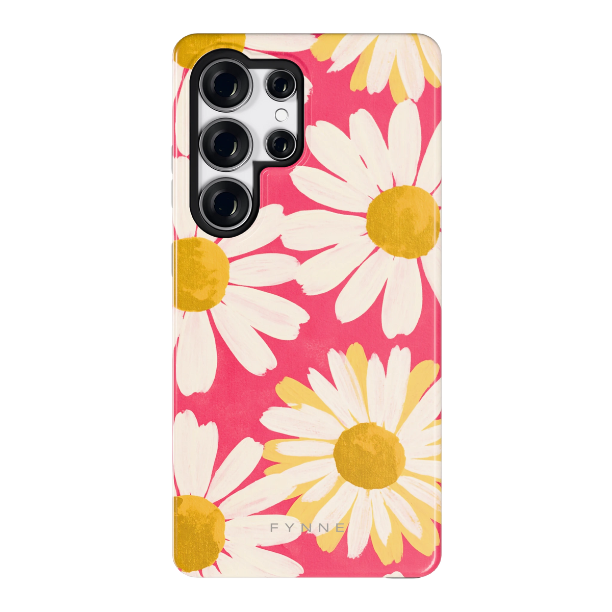 Geschilderde madeliefjes hoesje voor Galaxy S25 Ultra, achterkant