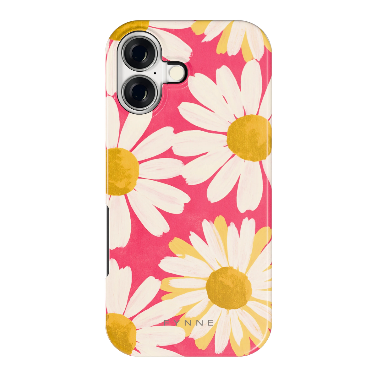 Geschilderde madeliefjes hoesje voor iPhone 17, achterkant