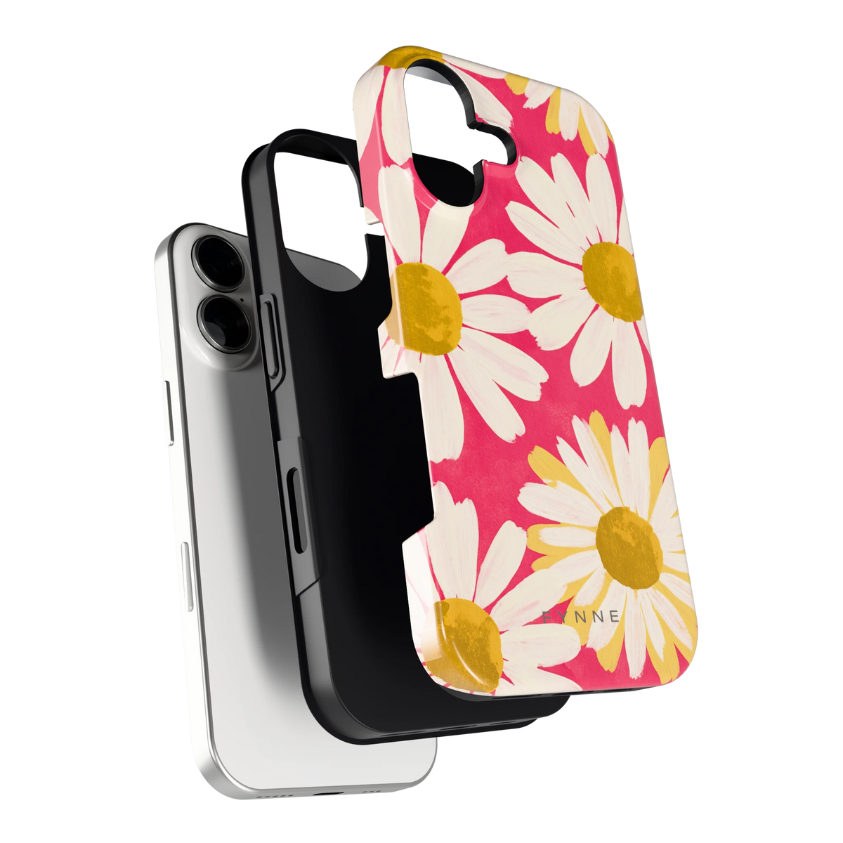 Geschilderde madeliefjes hoesje voor iPhone 17, los van de telefoon
