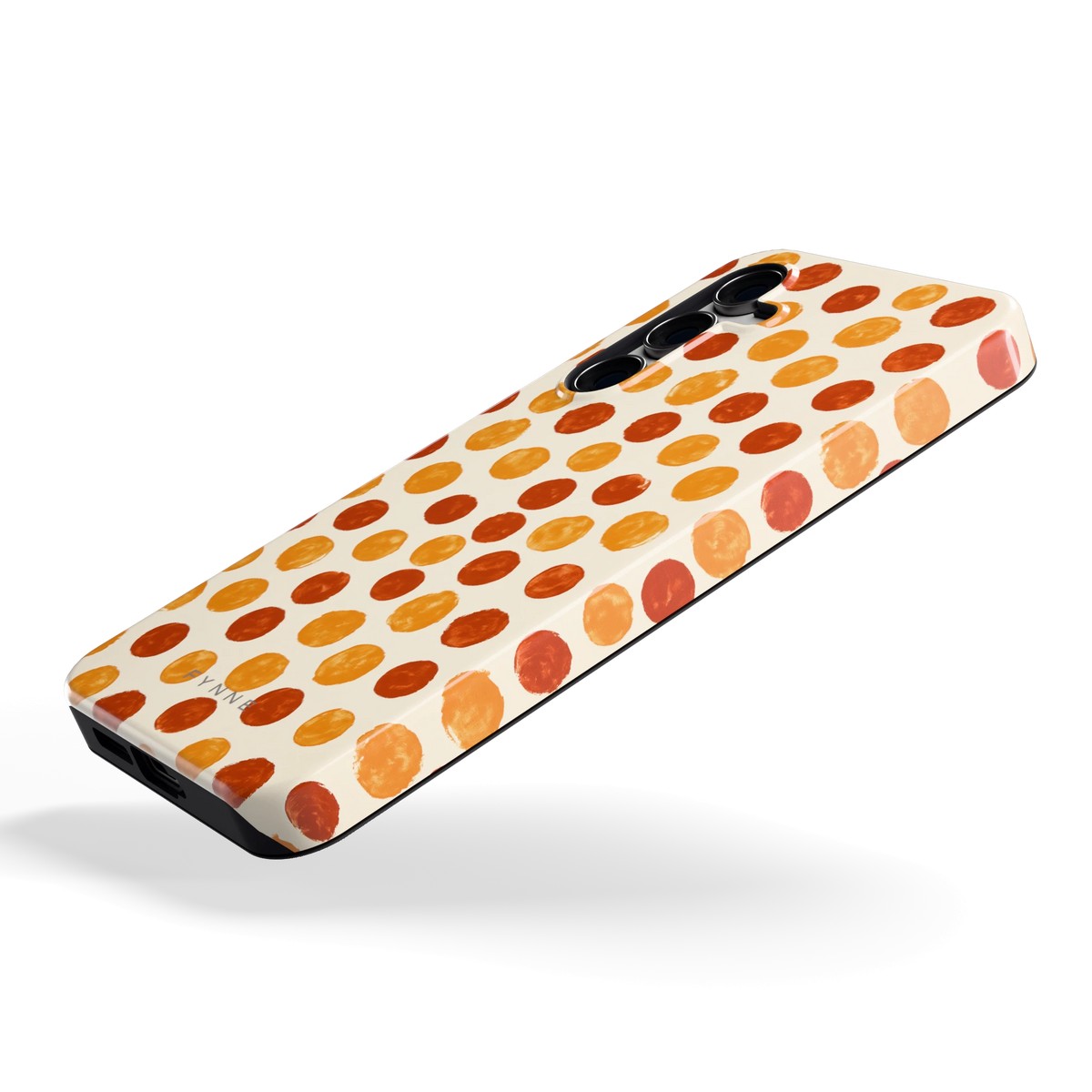 Geverfde Stippen hoesje voor Galaxy S24 FE, schuin