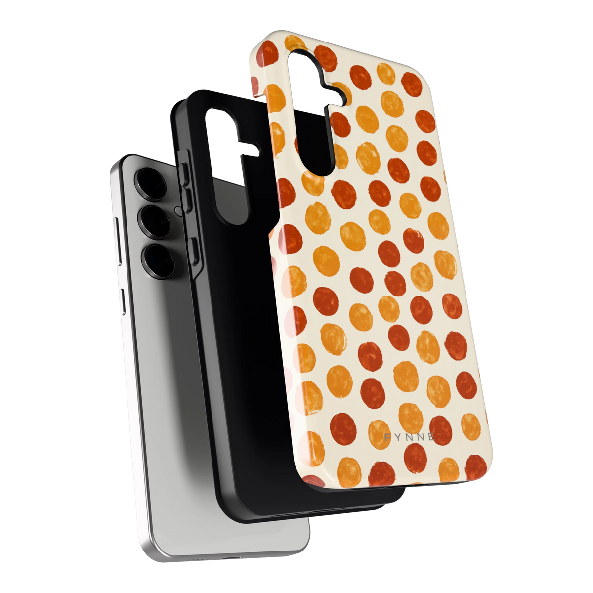 Geverfde Stippen hoesje voor Galaxy S24 FE, los van de telefoon