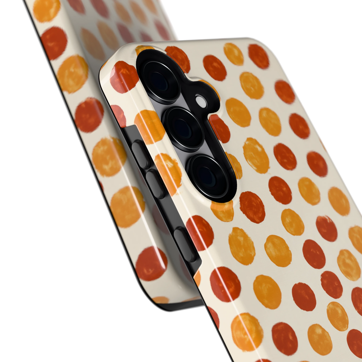 Geverfde Stippen hoesje voor Galaxy S25+, close-up