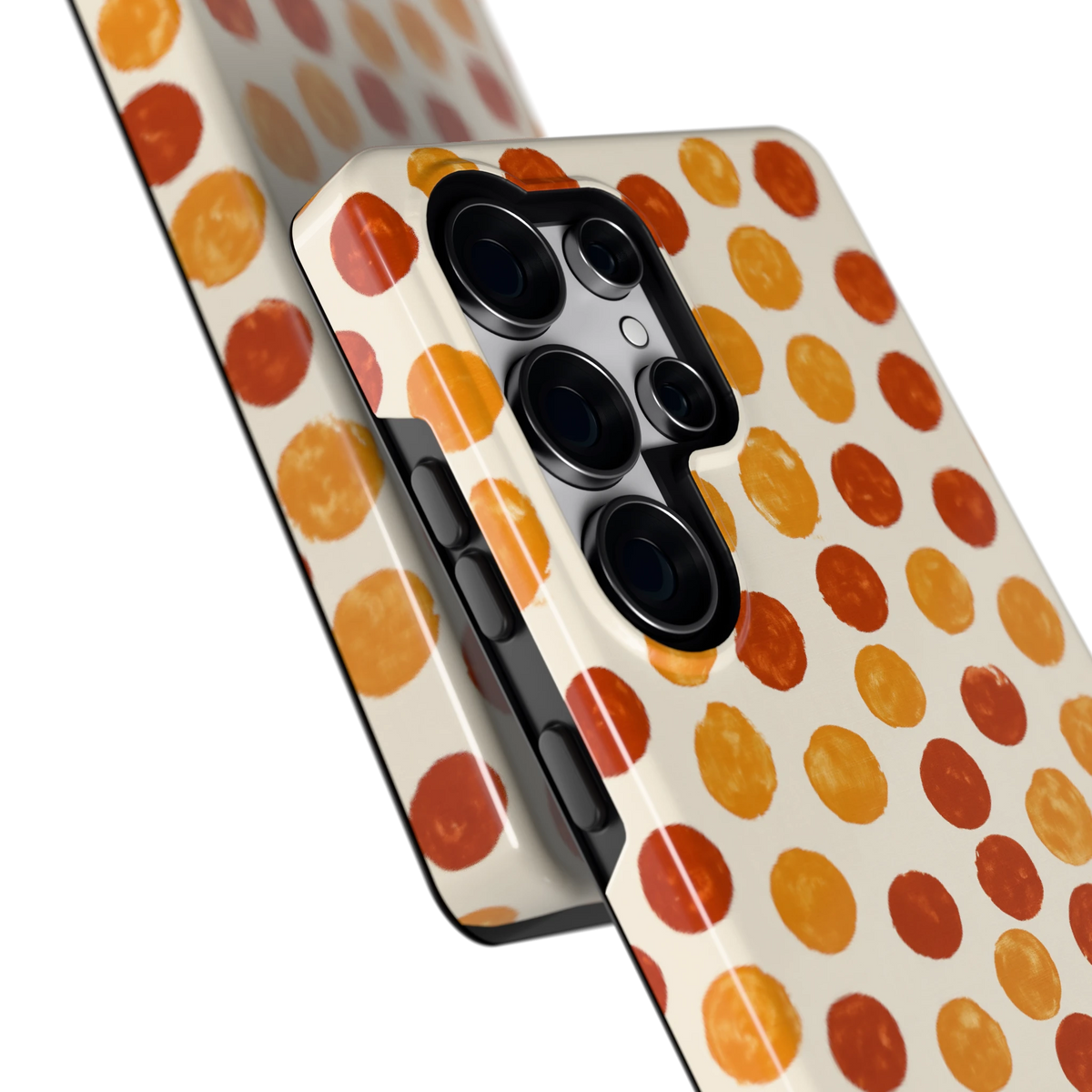 Geverfde Stippen hoesje voor Galaxy S25 Ultra, close-up