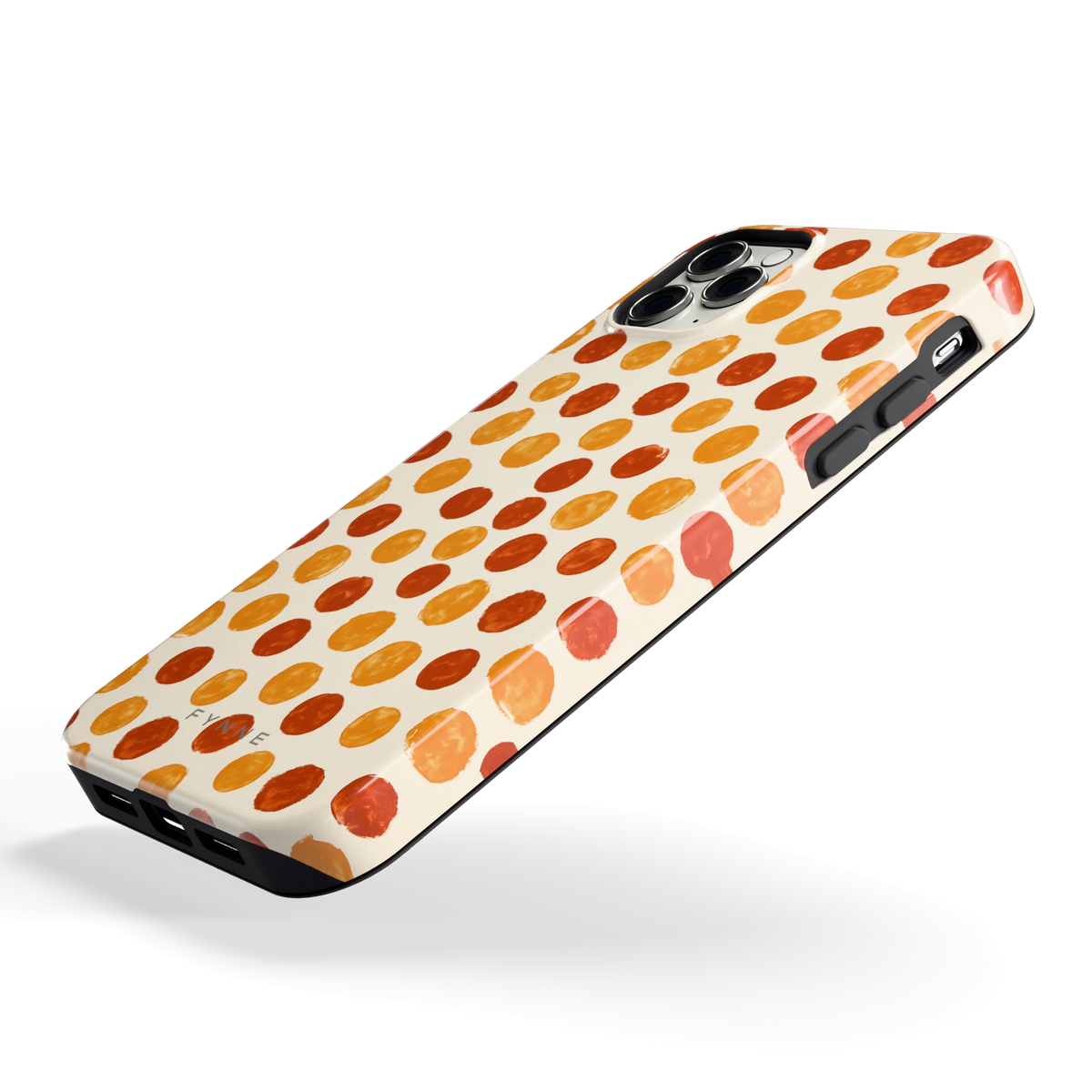 Geverfde Stippen hoesje voor iPhone 11 Pro Max, schuin