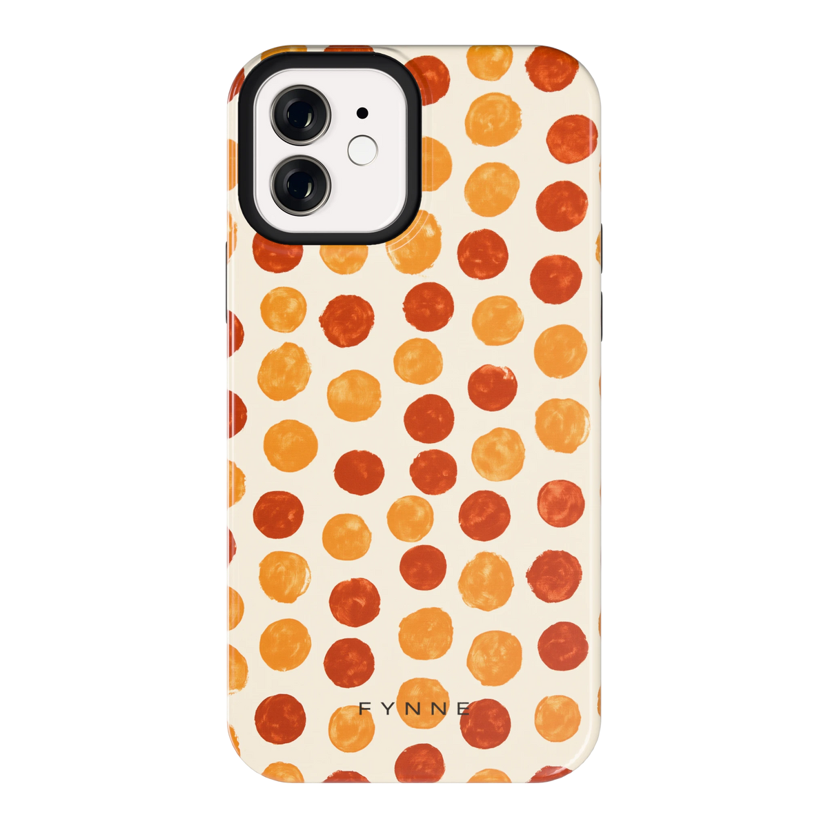 Geverfde Stippen hoesje voor iPhone 12, achterkant