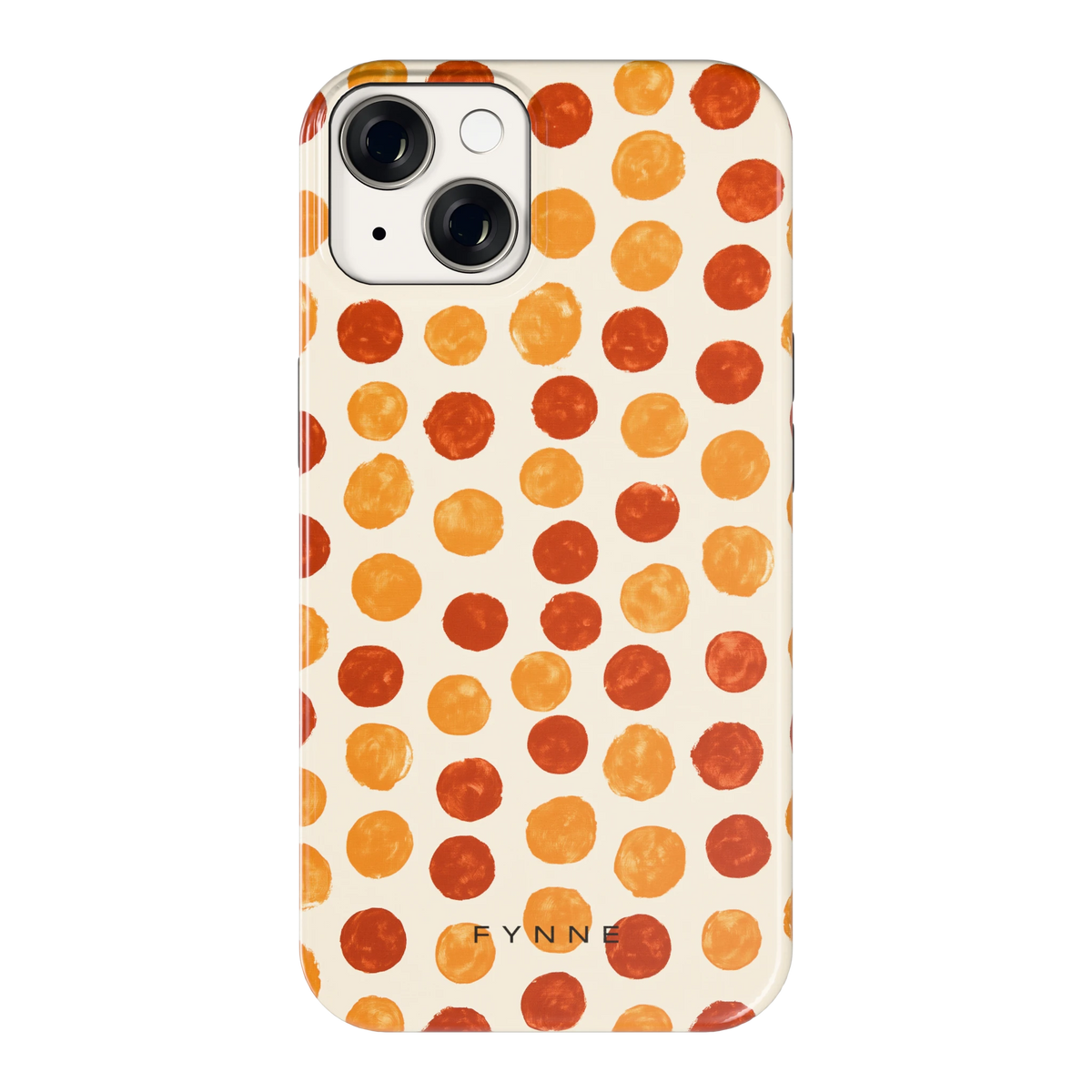 Geverfde Stippen hoesje voor iPhone 14, achterkant