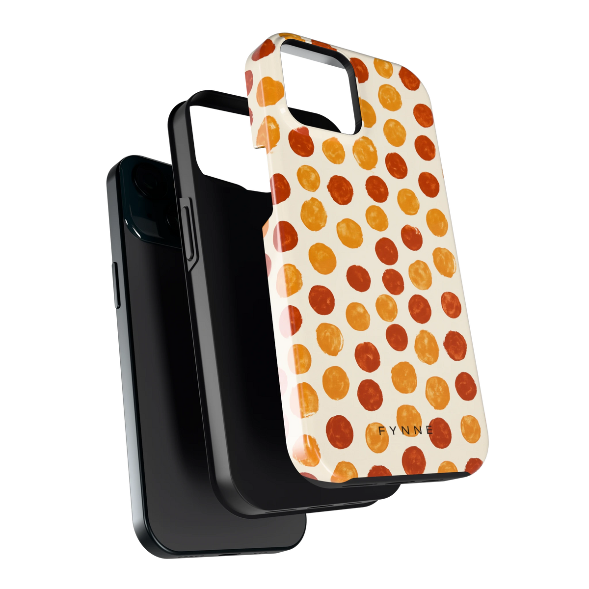Geverfde Stippen hoesje voor iPhone 15, los van de telefoon