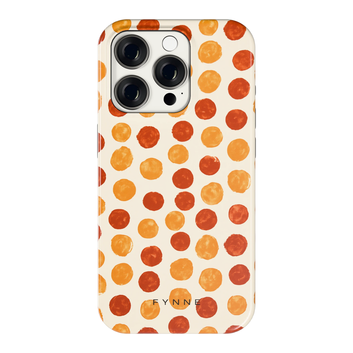 Geverfde Stippen hoesje voor iPhone 15 Pro, achterkant