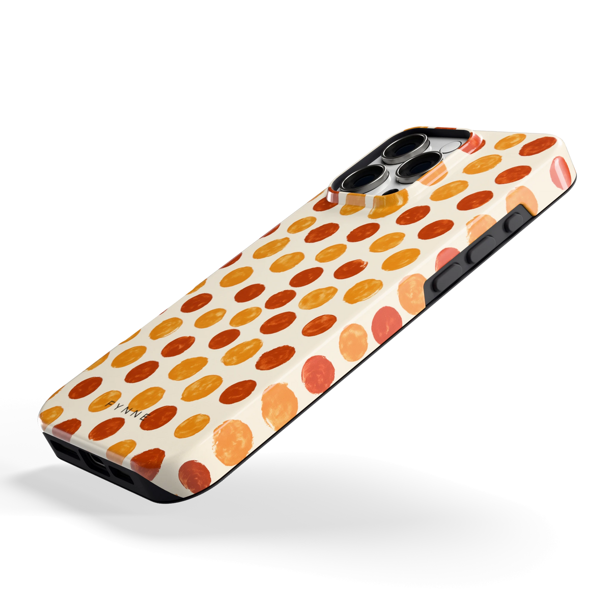 Geverfde Stippen hoesje voor iPhone 16 Pro Max, schuin